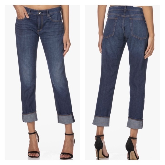 Rag and Bone Dre Low-rise Slim Boyfriend Jeans • Stowe Size 32 - Picture 1 of 8